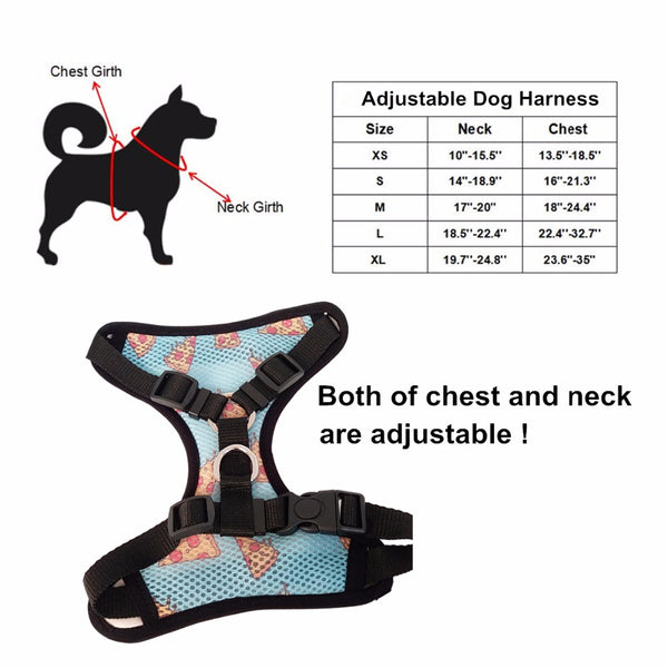 Reversible Donuts Dog Harness