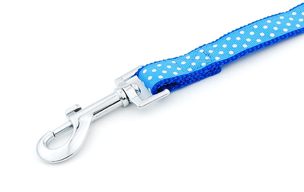 Polka Dot Dog Strap Harness and Leash Set