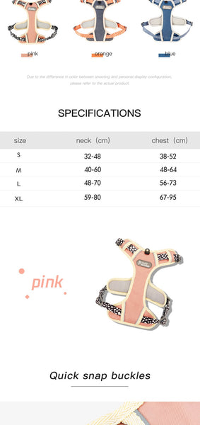 Dog Harness and Leash Set