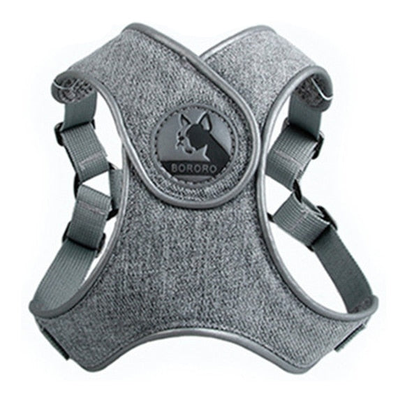 Reflective Dog Harness and Leash Set