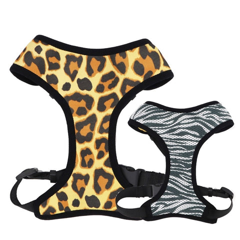 Reversible Leopard Dog Harness