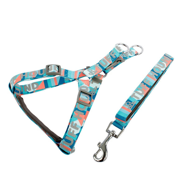 Reflective Strap Dog Harness and Leash Set